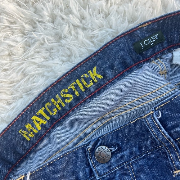 J. Crew Matchstick Slim Straight Leg Jeans Blue Mid Rise Medium Wash Size 29 EUC - Picture 4 of 4